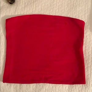 Red Brandy Melville Tube Top